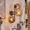 Ripoll kullampa, Vägglampa Amber, Klart, Rökfärger, 3-ljuskällor