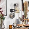 Ripoll kullampa, Vägglampa Amber, Klart, Rökfärger, 3-ljuskällor