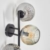 Ripoll kullampa, Vägglampa Amber, Klart, Rökfärger, 3-ljuskällor
