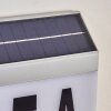 Vanhaniemi vägglampa utomhus, Husnummer belysning LED Grått, Vit, 1-ljuskällor