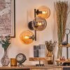 Gastor kullampa, Vägglampa Amber, Rökfärger, 3-ljuskällor