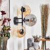 Gastor kullampa, Vägglampa Amber, Rökfärger, 3-ljuskällor