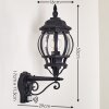 Lentua vägglampa utomhus, Vägglampa Svart, 1-ljuskällor, Rörelsedetektor