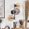 Gastor kullampa, Vägglampa Amber, Klart, Rökfärger, 3-ljuskällor