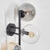 Gastor kullampa, Vägglampa Amber, Klart, Rökfärger, 3-ljuskällor