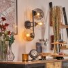 Gastor kullampa, Vägglampa Amber, Klart, Rökfärger, 3-ljuskällor