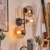 Gastor kullampa, Vägglampa Amber, Klart, Rökfärger, 3-ljuskällor