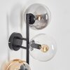 Gastor kullampa, Vägglampa Amber, Klart, Rökfärger, 3-ljuskällor
