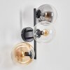 Gastor kullampa, Vägglampa Amber, Klart, Rökfärger, 3-ljuskällor