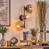 Gastor kullampa, Vägglampa Amber, Klart, Rökfärger, 3-ljuskällor