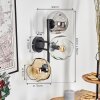 Gastor kullampa, Vägglampa Amber, Klart, Rökfärger, 3-ljuskällor