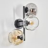 Gastor kullampa, Vägglampa Amber, Klart, Rökfärger, 3-ljuskällor