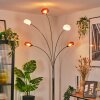 Nikkala Golvlampa Krom, Vit, 5-ljuskällor