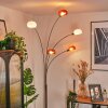Nikkala Golvlampa Krom, Vit, 5-ljuskällor