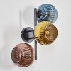 Koyoto kullampa, Vägglampa Blå, Guld, Kopparfärg, 3-ljuskällor