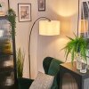 Bassagoda Golvlampa Krom, Svart, 1-ljuskällor