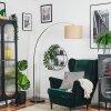 Soungou Golvlampa Krom, Svart, 1-ljuskällor