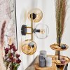 Koyoto kullampa, Vägglampa Guld, Svart, 3-ljuskällor