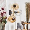 Koyoto kullampa, Vägglampa Guld, Svart, 3-ljuskällor