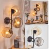 Koyoto kullampa, Vägglampa Amber, Klart, Rökfärger, 3-ljuskällor