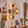 Koyoto kullampa, Vägglampa Amber, Klart, Rökfärger, 3-ljuskällor