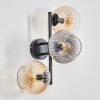 Koyoto kullampa, Vägglampa Amber, Klart, Rökfärger, 3-ljuskällor