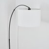 Bassagoda Golvlampa Krom, Svart, 1-ljuskällor