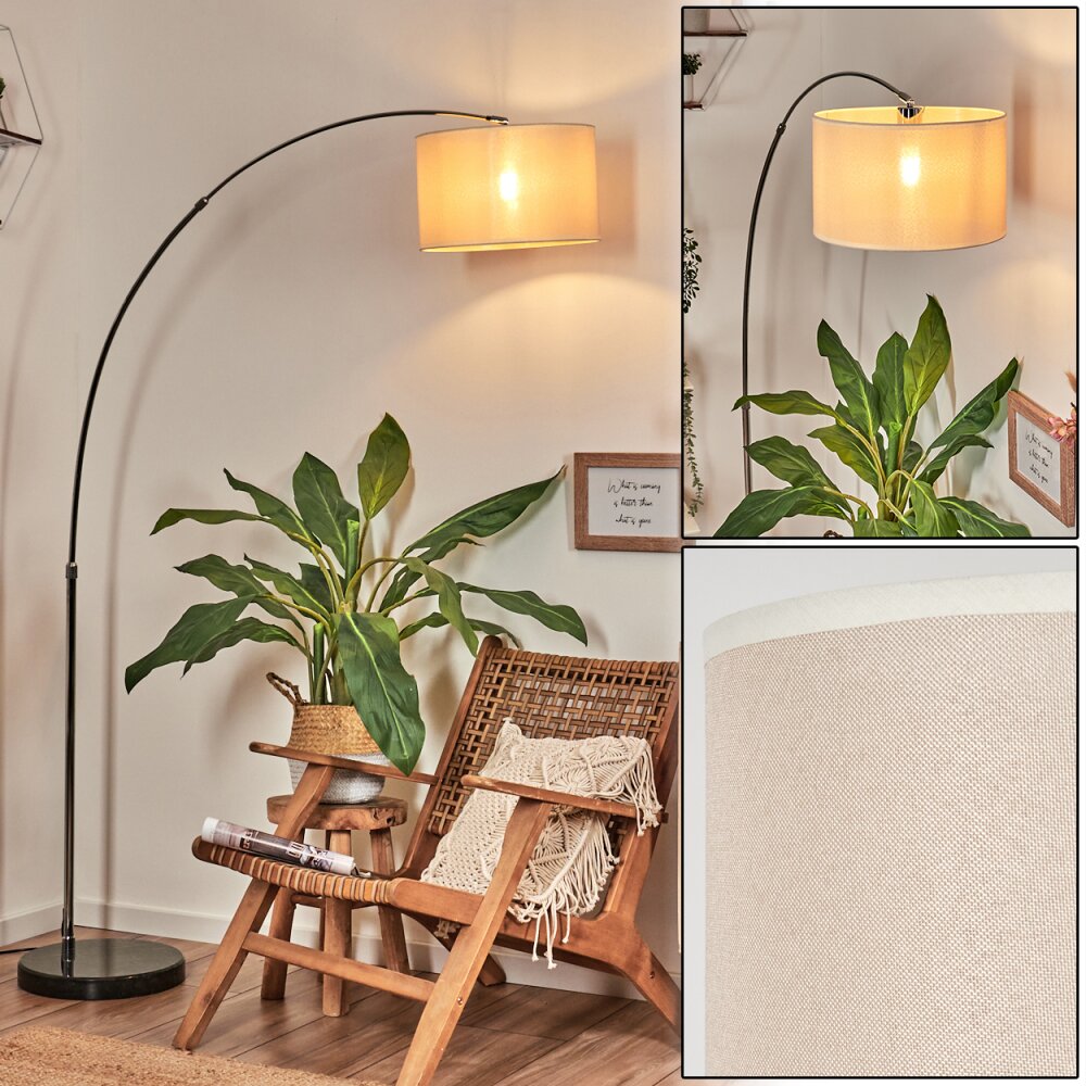 Bassagoda Golvlampa Krom, Svart, 1-ljuskällor main product photo
