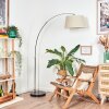 Bassagoda Golvlampa Krom, Svart, 1-ljuskällor