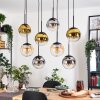 Gastor Pendellampa, kullampa, Pendelbelysning Amber, Guld, Klart, Rökfärger, 8-ljuskällor