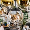 Gastor Pendellampa, kullampa, Pendelbelysning Amber, Guld, Klart, Rökfärger, 8-ljuskällor