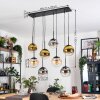 Gastor Pendellampa, kullampa, Pendelbelysning Amber, Guld, Klart, Rökfärger, 8-ljuskällor