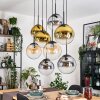 Gastor Pendellampa, kullampa, Pendelbelysning Amber, Guld, Klart, Rökfärger, 8-ljuskällor