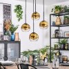 Ripoll Pendellampa, kullampa, Pendellampa Cluster Guld, Klart, 4-ljuskällor