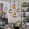 Koyoto Pendellampa, kullampa, Pendellampa Cluster Blå, Guld, Grön, 4-ljuskällor