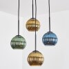 Koyoto Pendellampa, kullampa, Pendellampa Cluster Blå, Guld, Grön, 4-ljuskällor