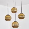 Ripoll Pendellampa, kullampa, Pendellampa Cluster Guld, 4-ljuskällor