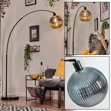 Koyoto Golvlampa, Båglampor Svart, 1-ljuskällor