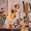 Gastor kullampa, Vägglampa Guld, Svart, 3-ljuskällor