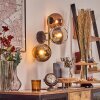 Koyoto kullampa, Vägglampa Guld, Svart, 3-ljuskällor