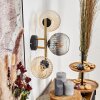 Koyoto kullampa, Vägglampa Guld, Svart, 3-ljuskällor