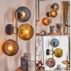 Koyoto kullampa, Vägglampa Guld, Svart, 3-ljuskällor