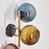 Koyoto kullampa, Vägglampa Guld, Svart, 3-ljuskällor