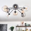 Koyoto Taklampa, kullampa Amber, Klart, Rökfärger, 8-ljuskällor
