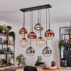 Gastor Pendellampa, kullampa, Pendelbelysning Amber, Krom, Klart, Kopparfärg, Rökfärger, 8-ljuskällor