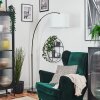 Soungou Golvlampa Krom, Svart, 1-ljuskällor
