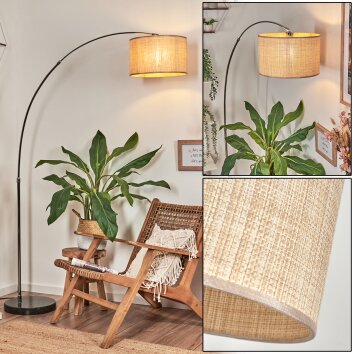 Sabadim Golvlampa Krom, Svart, 1-ljuskällor
