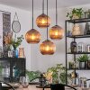 Koyoto Pendellampa, kullampa, Pendellampa Cluster Kopparfärg, 4-ljuskällor