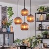 Koyoto Pendellampa, kullampa, Pendellampa Cluster Kopparfärg, 4-ljuskällor