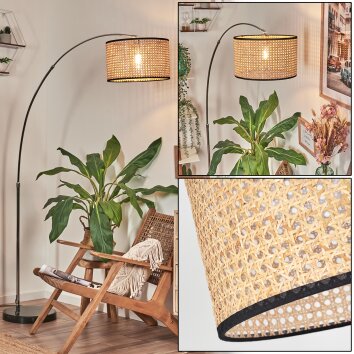 Ramila Golvlampa Krom, Svart, 1-ljuskällor